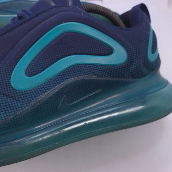 Nike Air Max 720 Athletic Lace Up Running Shoe Mens Size 9.5 AO2924-405 Blue - Picture 8 of 10